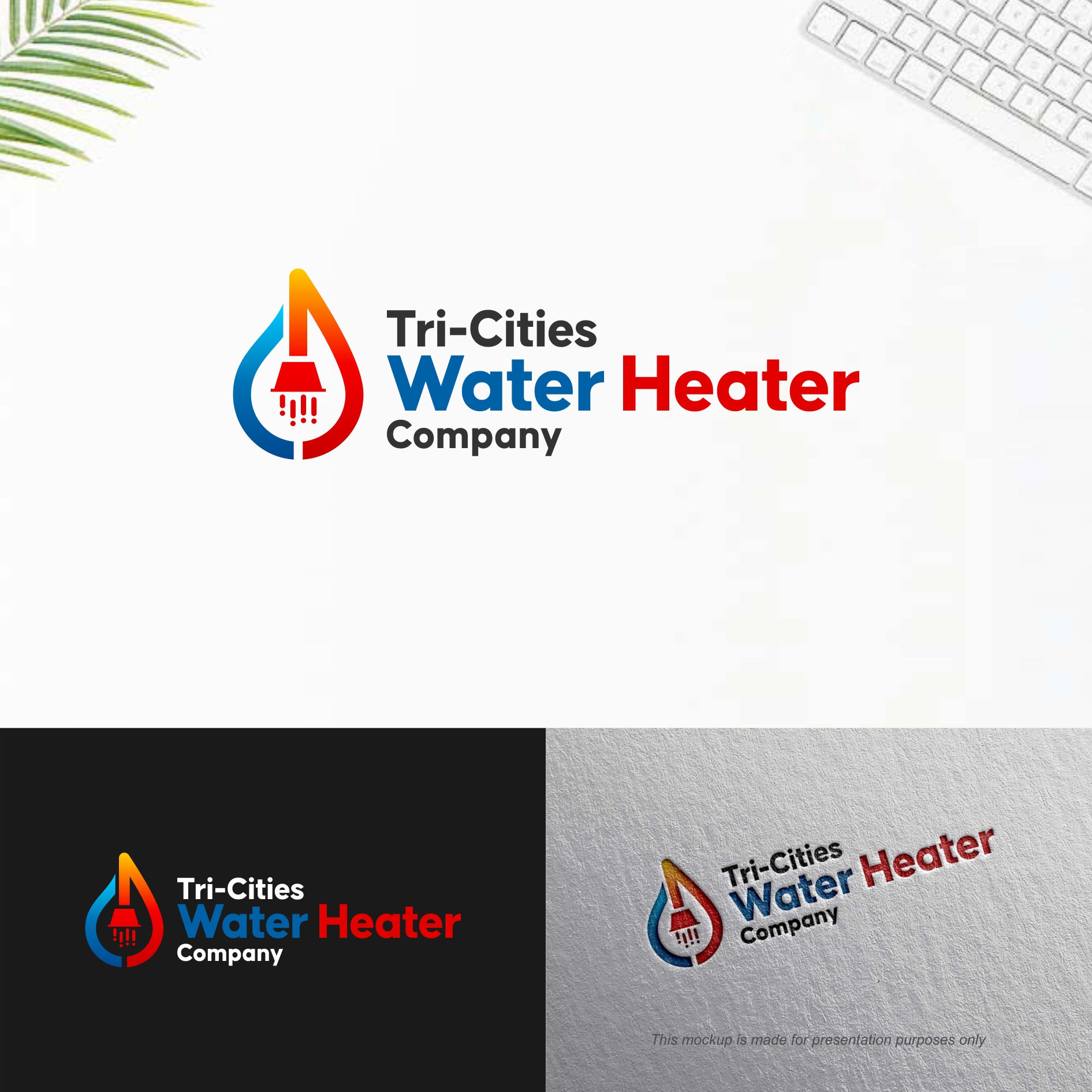 Logo Design by Abici for Tri-Cities Water Heater Company | Design #36650173