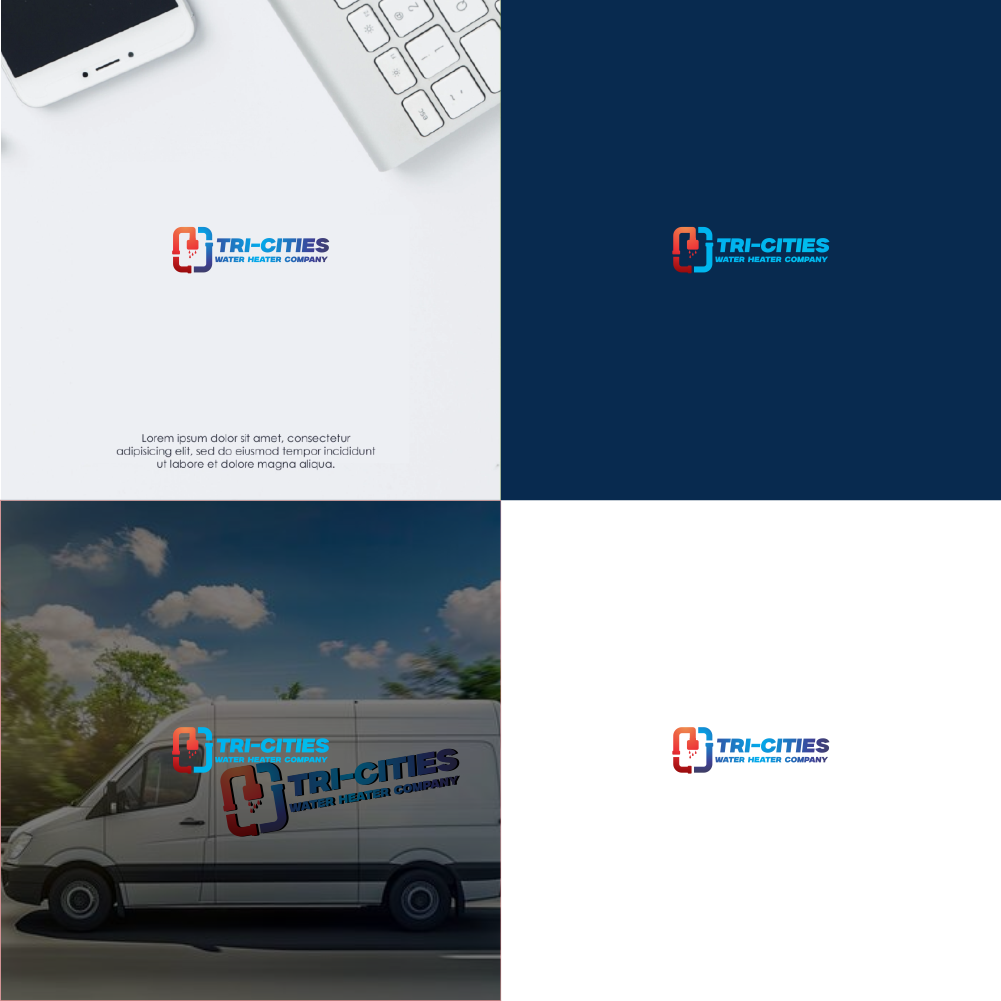 Logo Design by MK_STD for Tri-Cities Water Heater Company | Design #36646976