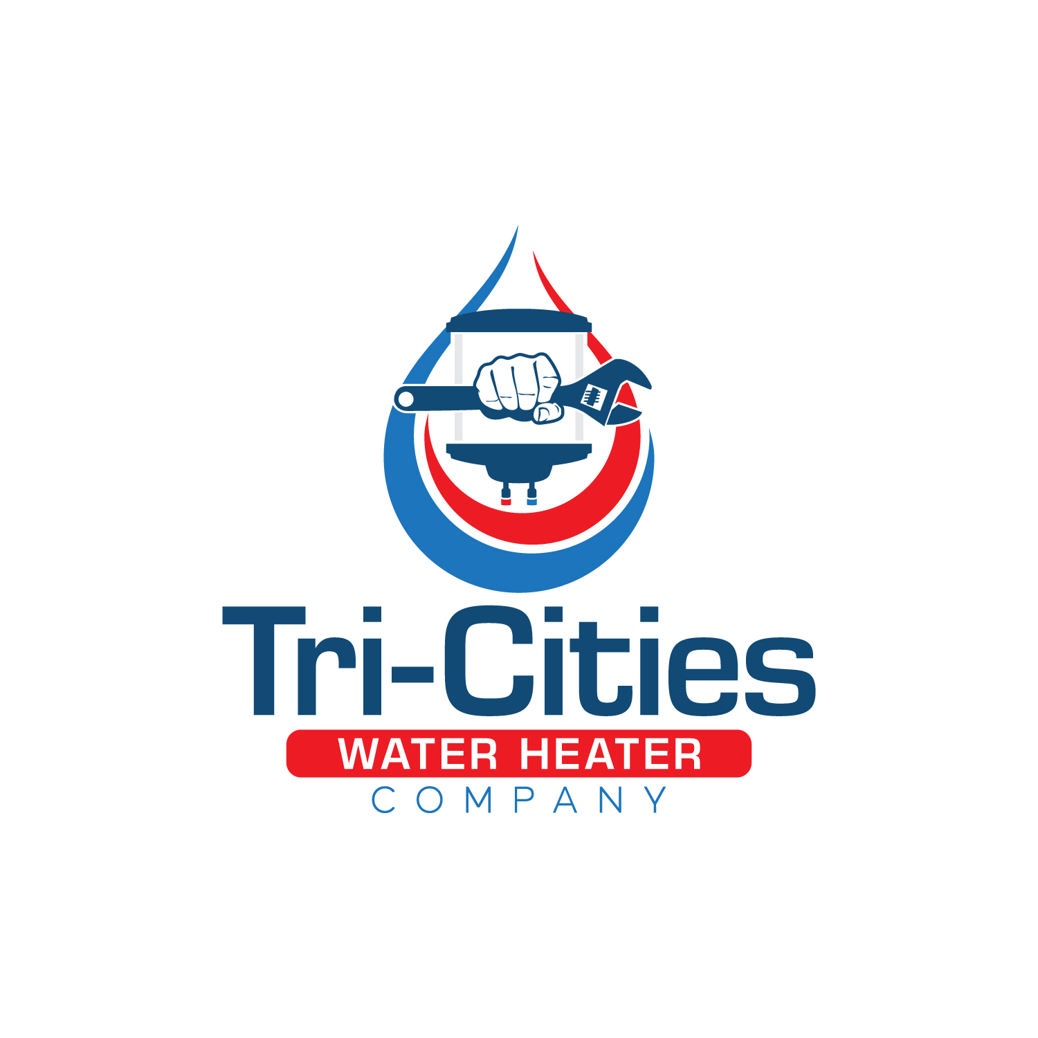 Logo Design by Krold IT Solutions for Tri-Cities Water Heater Company | Design #36646454