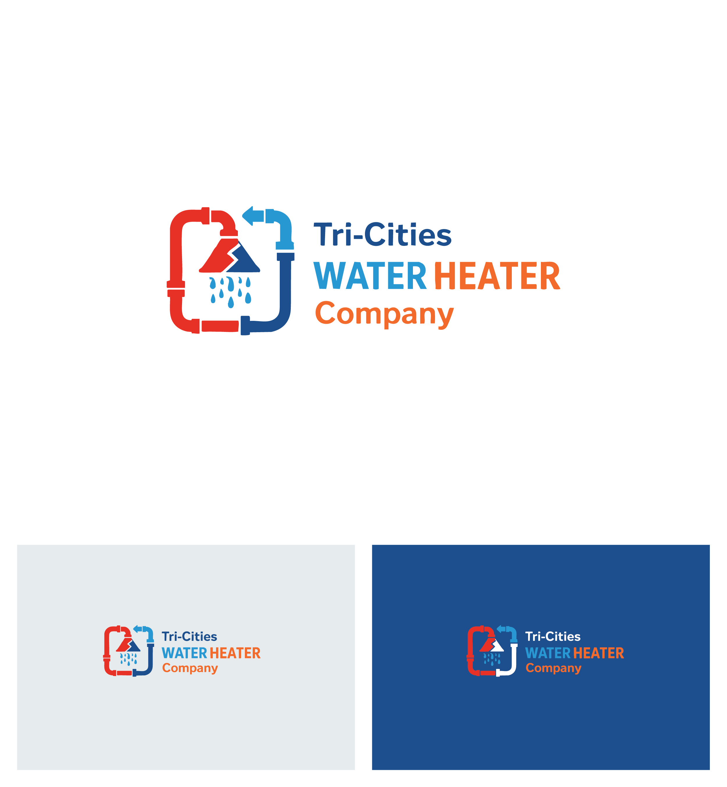 Logo Design by Afsana_Hoque for Tri-Cities Water Heater Company | Design #36652878