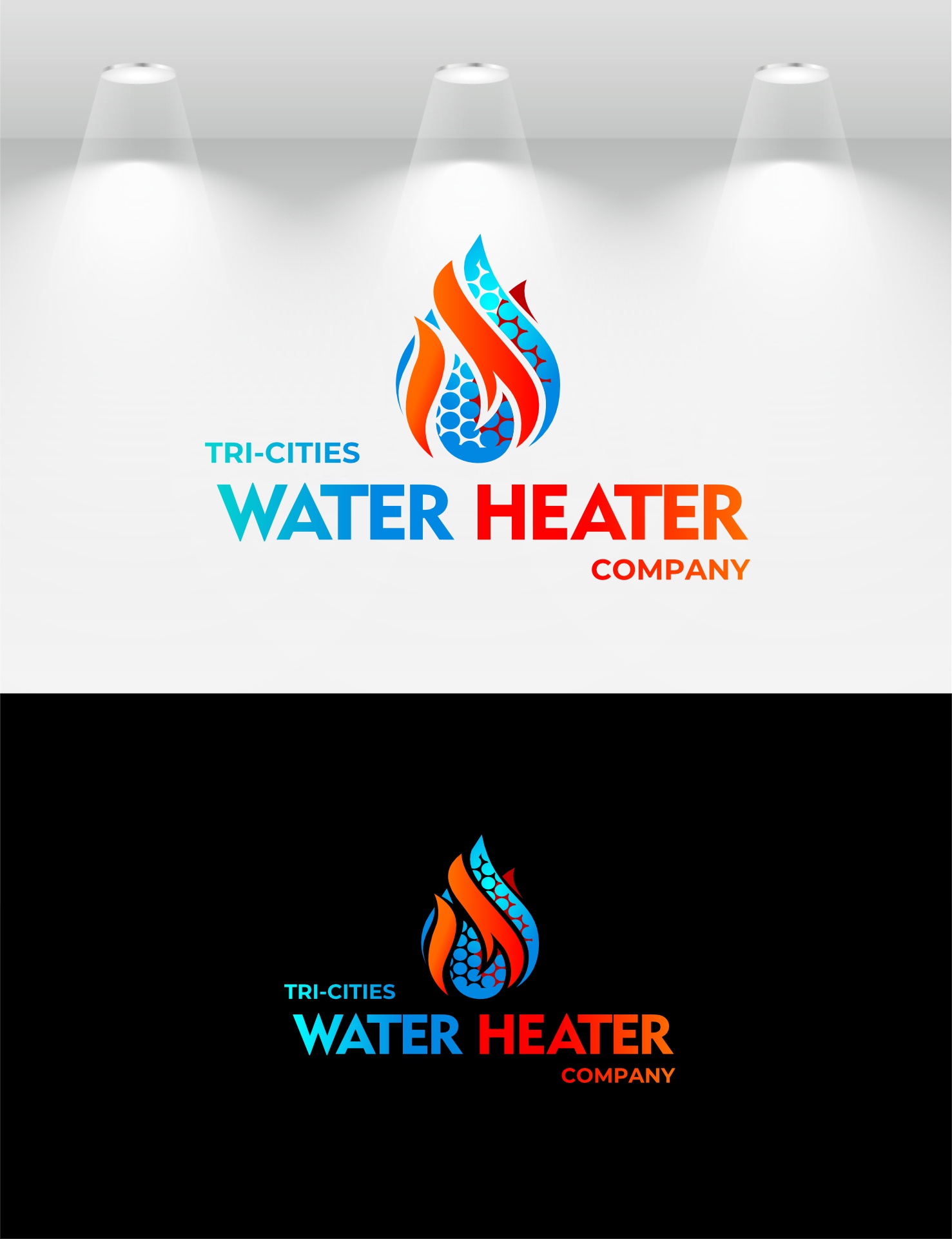 Logo Design by noon3897 for Tri-Cities Water Heater Company | Design #36663658