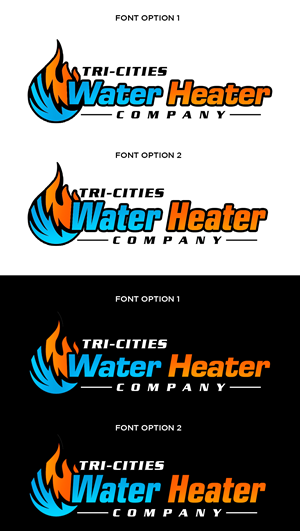 Logo Design by James S. for Tri-Cities Water Heater Company | Design: #36655565