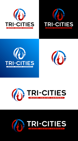 Logo Design by debdesign for Tri-Cities Water Heater Company | Design: #36675479
