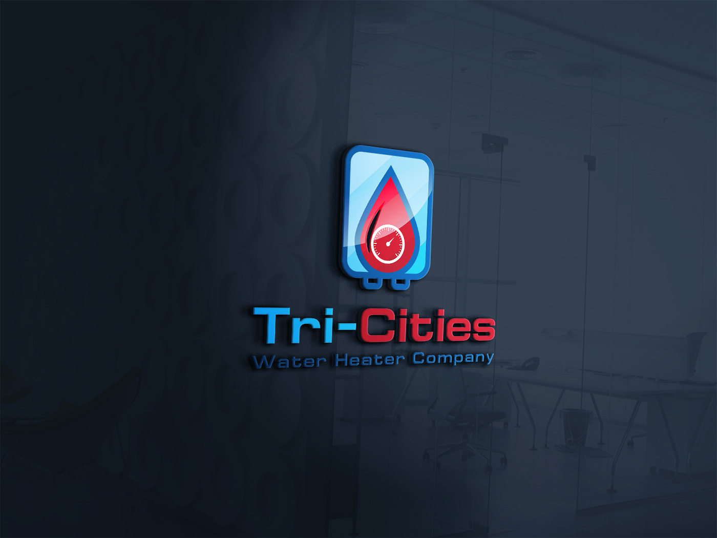 Logo Design by Deziners Zone for Tri-Cities Water Heater Company | Design #36646054