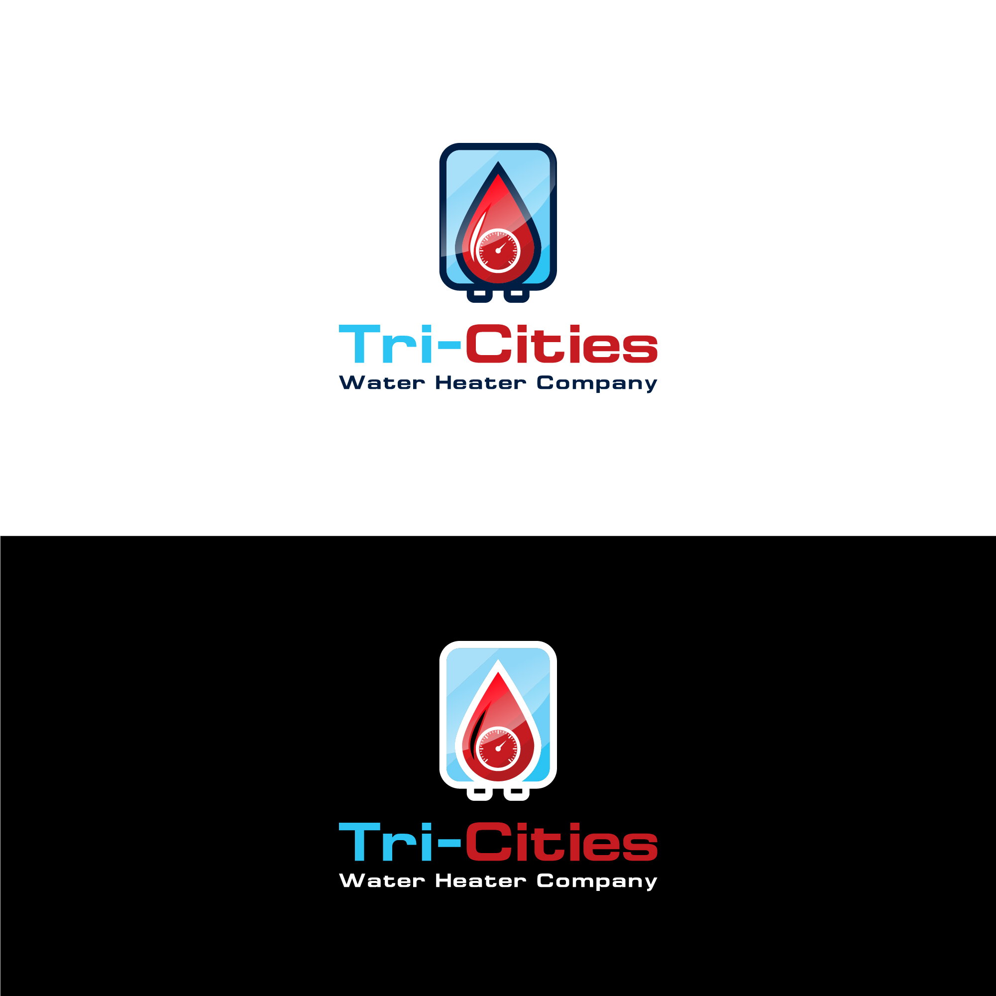 Logo Design by Deziners Zone for Tri-Cities Water Heater Company | Design #36646056