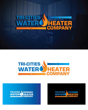 Logo Design by Isnah Logo for Tri-Cities Water Heater Company | Design: #36648361