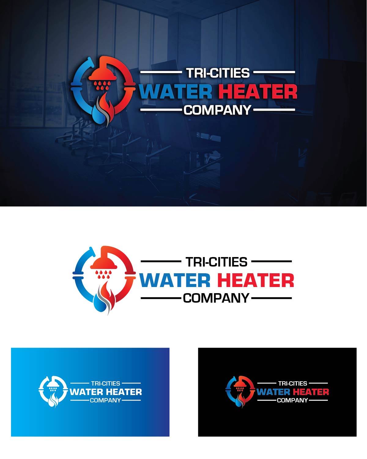 Logo-Design von Isnah Logo für Tri-Cities Water Heater Company | Design #36648541