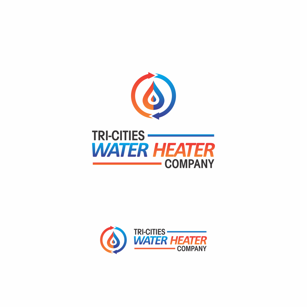 Logo Design by NATURAL SRI for Tri-Cities Water Heater Company | Design #36676527