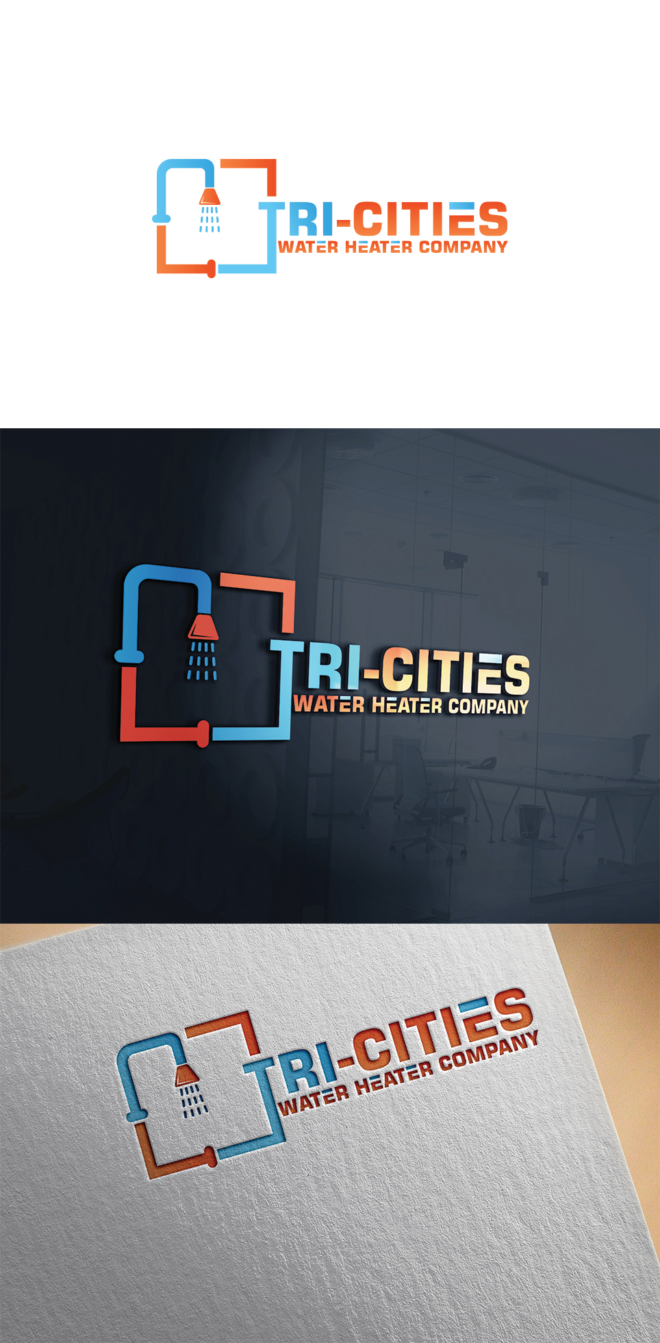 Logo Design by Imran_me for Tri-Cities Water Heater Company | Design #36660416