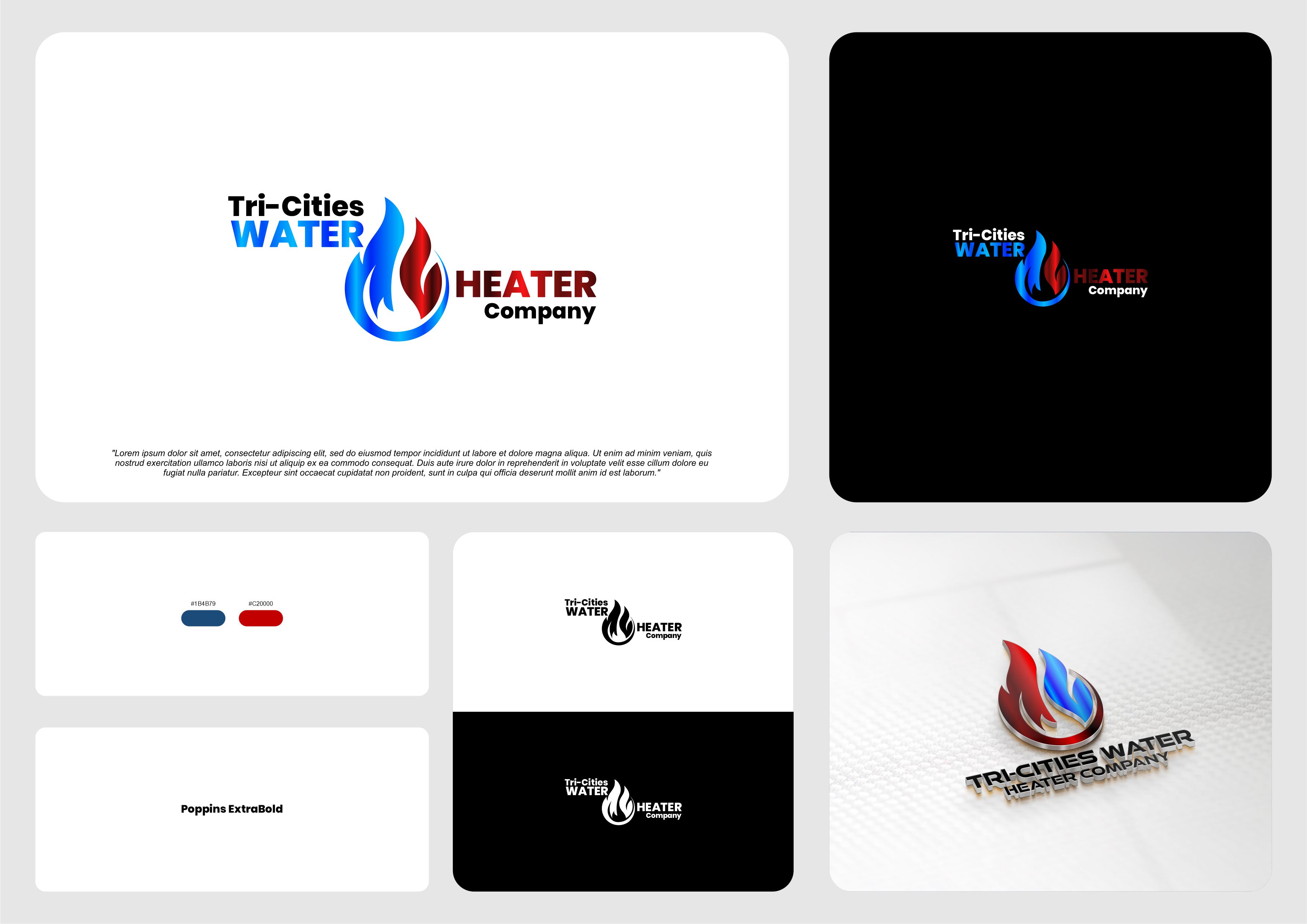 Logo Design by Septian Yossi for Tri-Cities Water Heater Company | Design #36645506