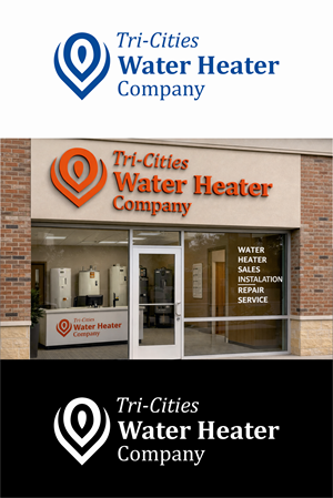 Logo Design by Hearty's Gallery for Tri-Cities Water Heater Company | Design: #36664248