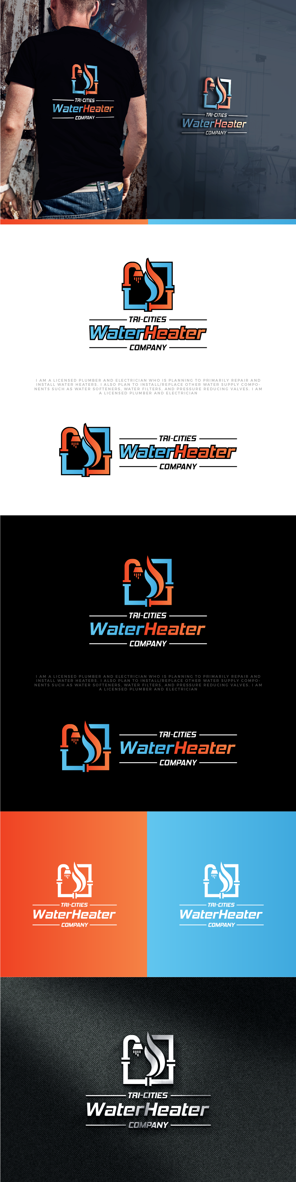 Logo Design by AyubZafar for Tri-Cities Water Heater Company | Design #36652976