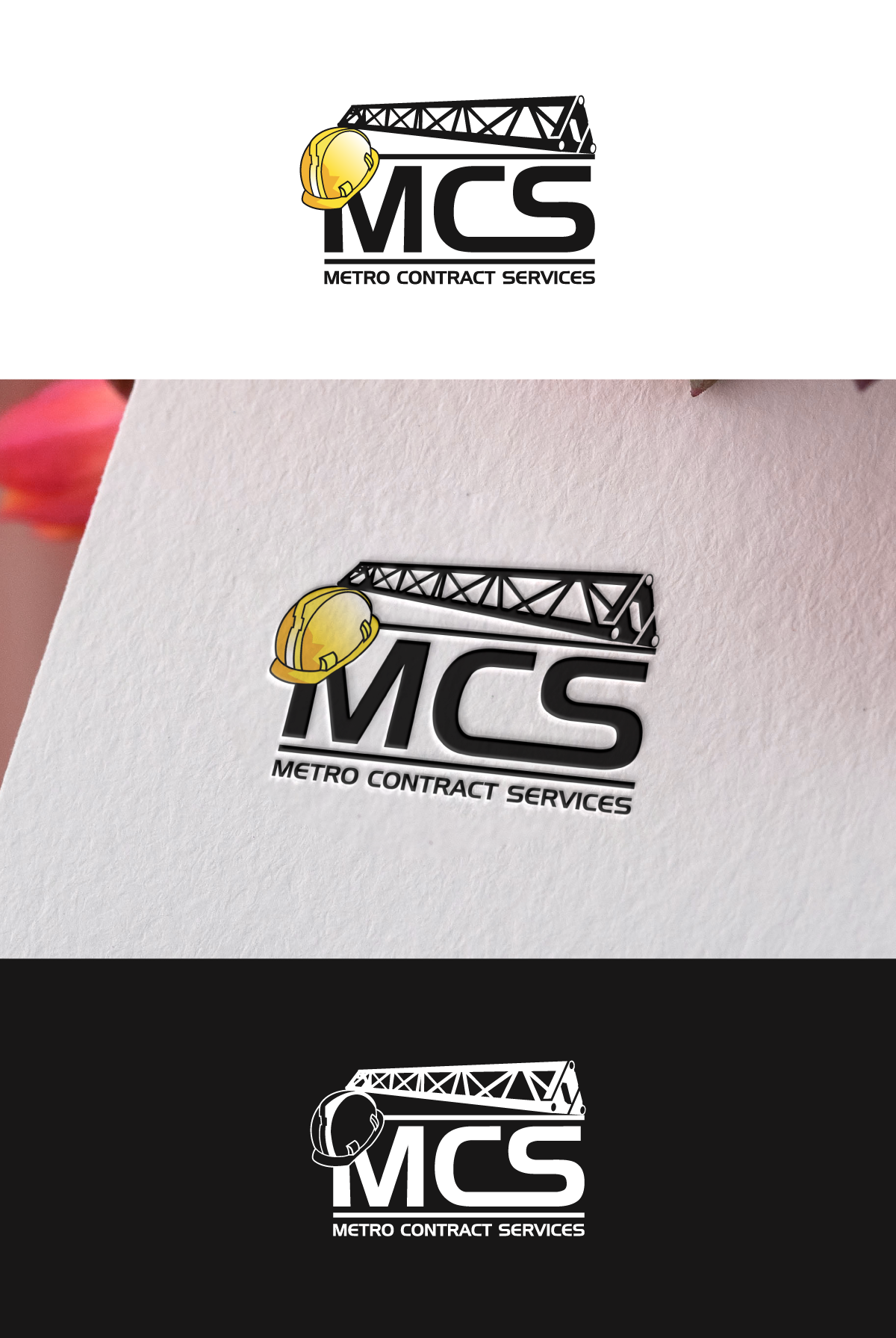 Logo Design by Ellene for Metro Contract Services, Inc. | Design #36648130
