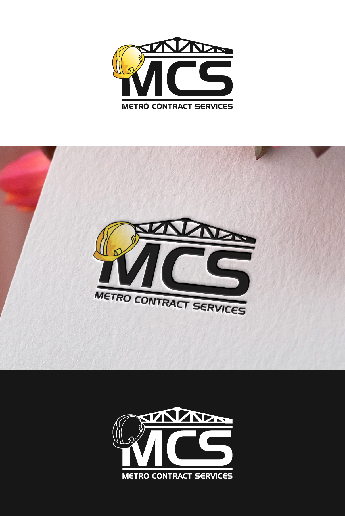 Logo Design by Ellene for Metro Contract Services, Inc. | Design #36648243