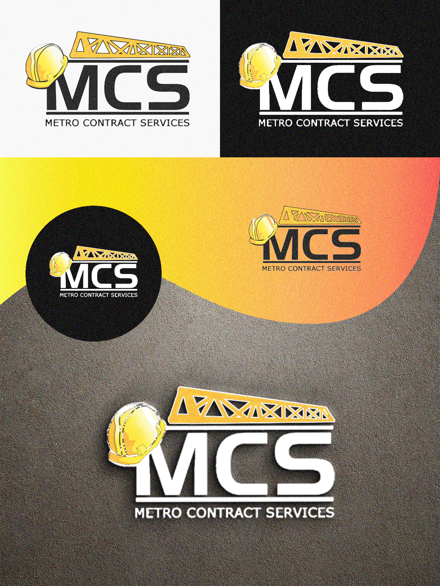 Logo Design by END™ for Metro Contract Services, Inc. | Design #36650357