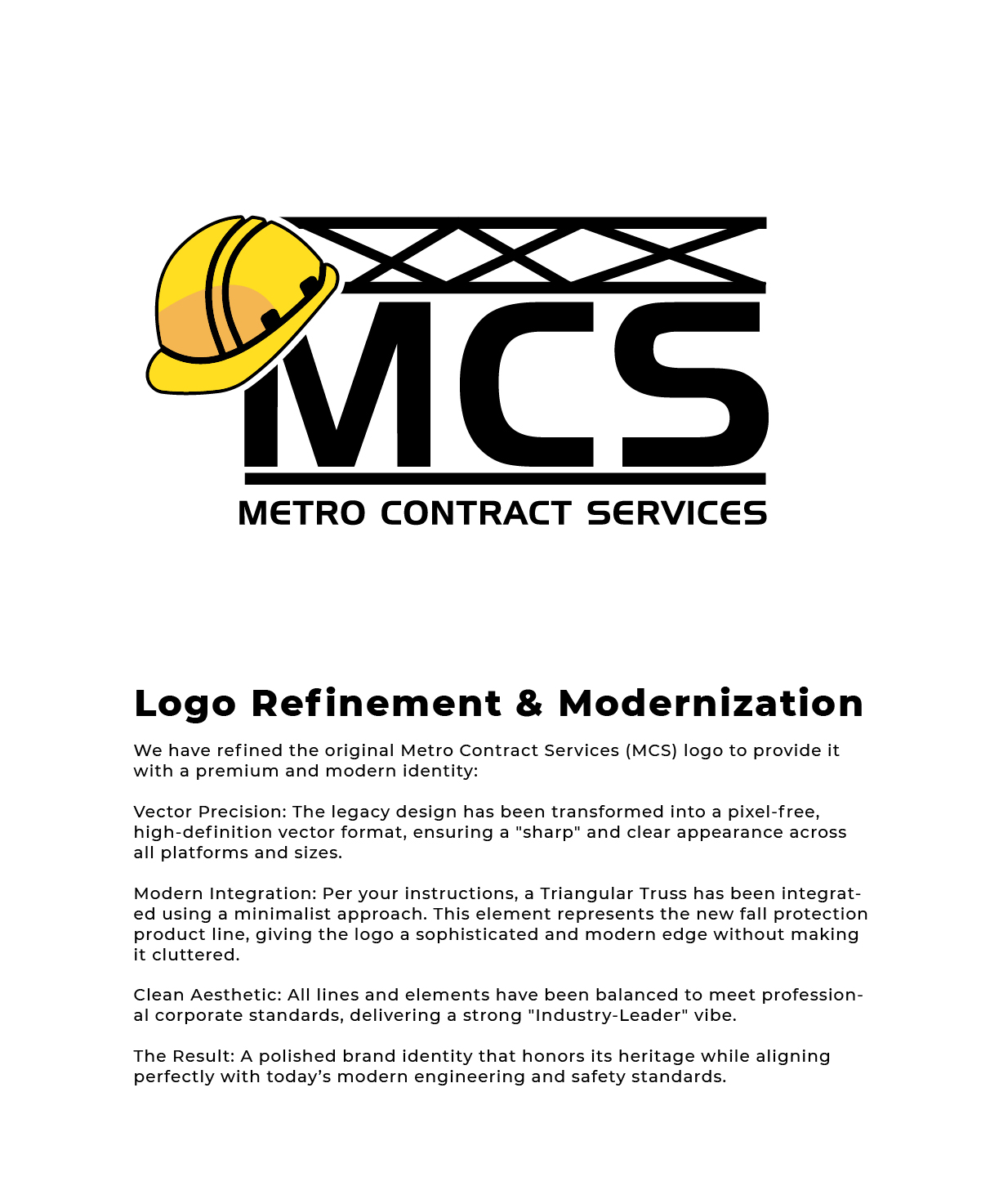 Logo Design by 99 Art.. for Metro Contract Services, Inc. | Design #36645179