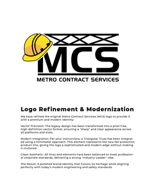 Logo Design by 99 Art.. for Metro Contract Services, Inc. | Design: #36645179