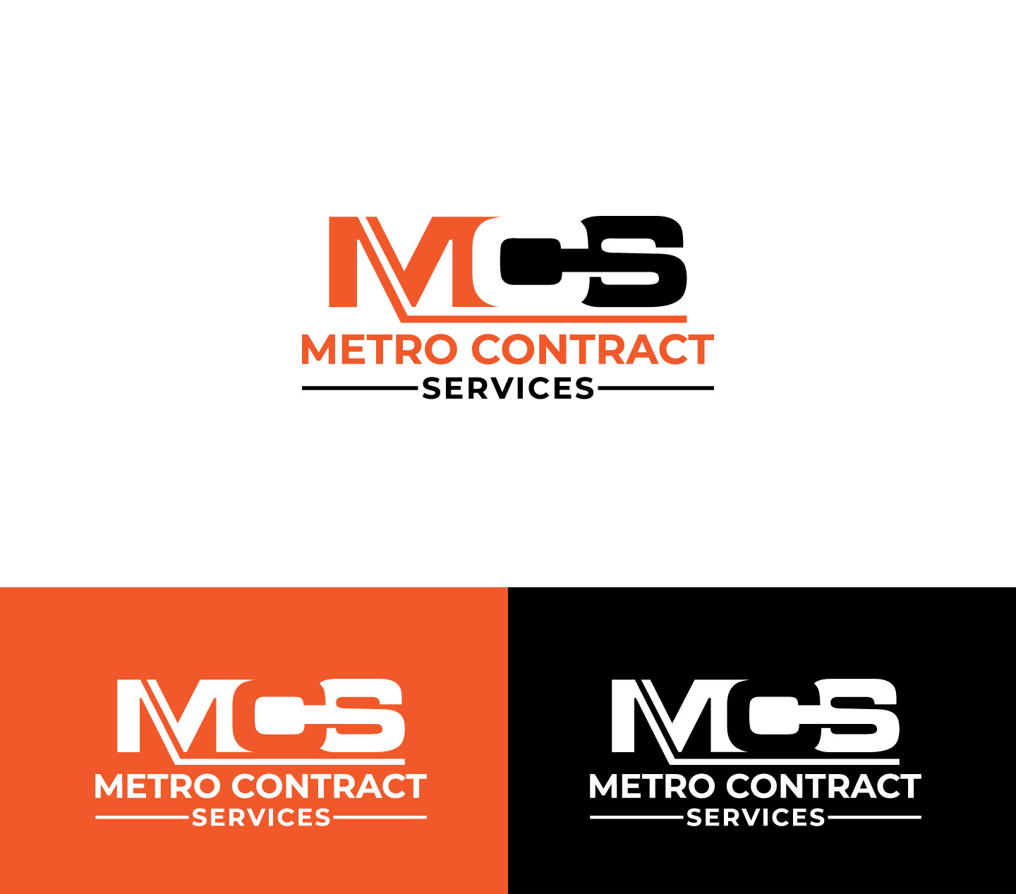 Logo Design by rass07 for Metro Contract Services, Inc. | Design #36648037