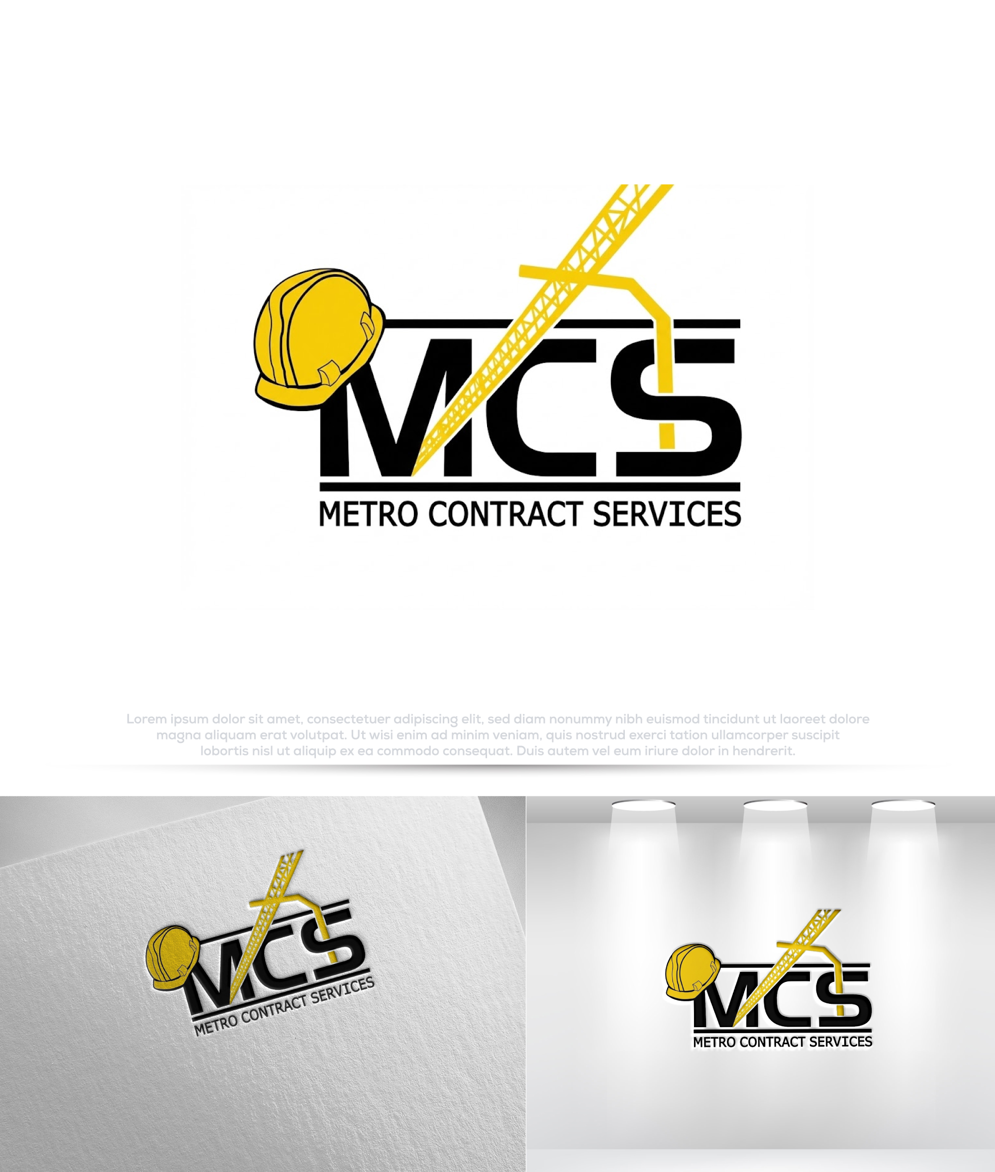 Logo Design by Pilot_DesignR™ for Metro Contract Services, Inc. | Design #36645385