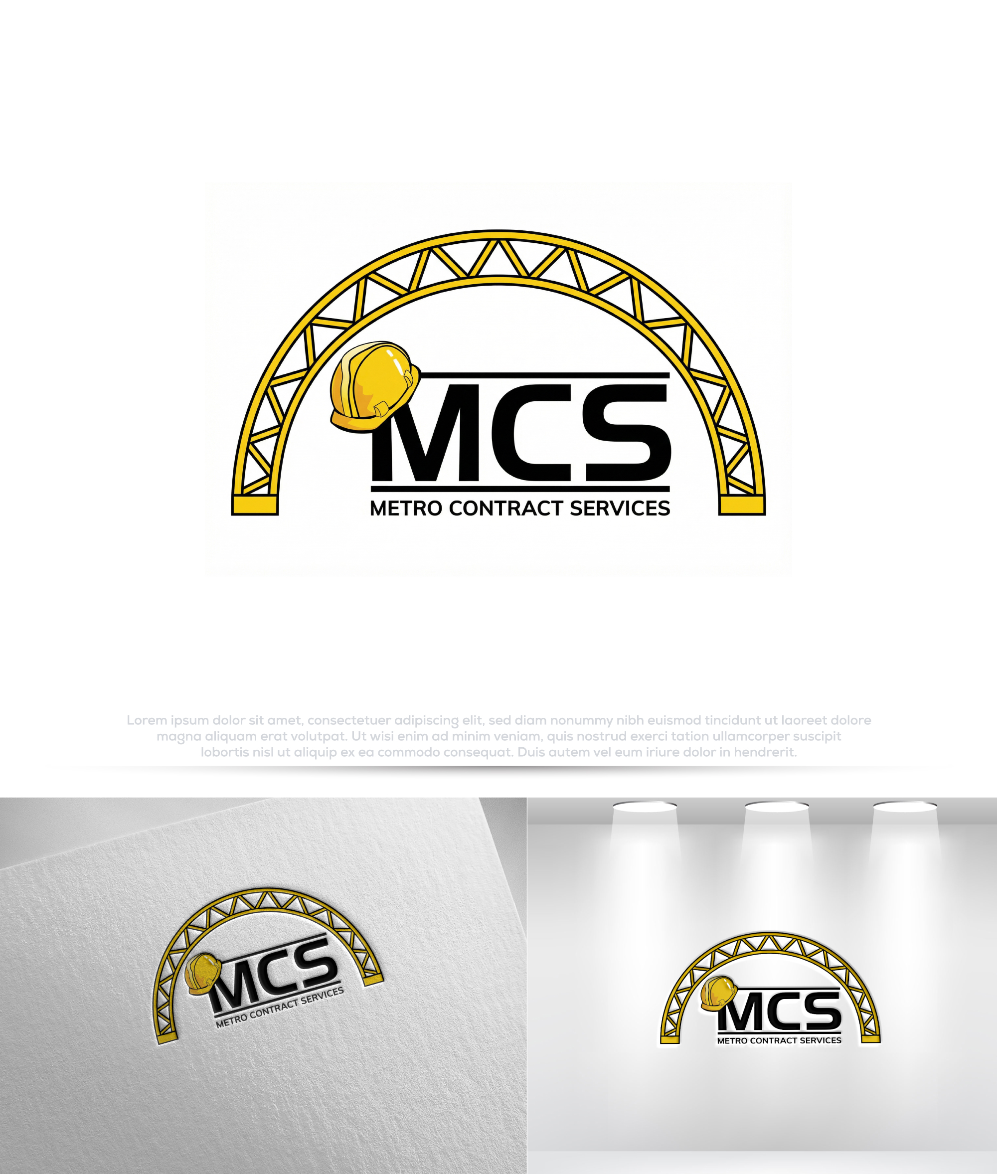 Logo Design by Pilot_DesignR™ for Metro Contract Services, Inc. | Design #36645386