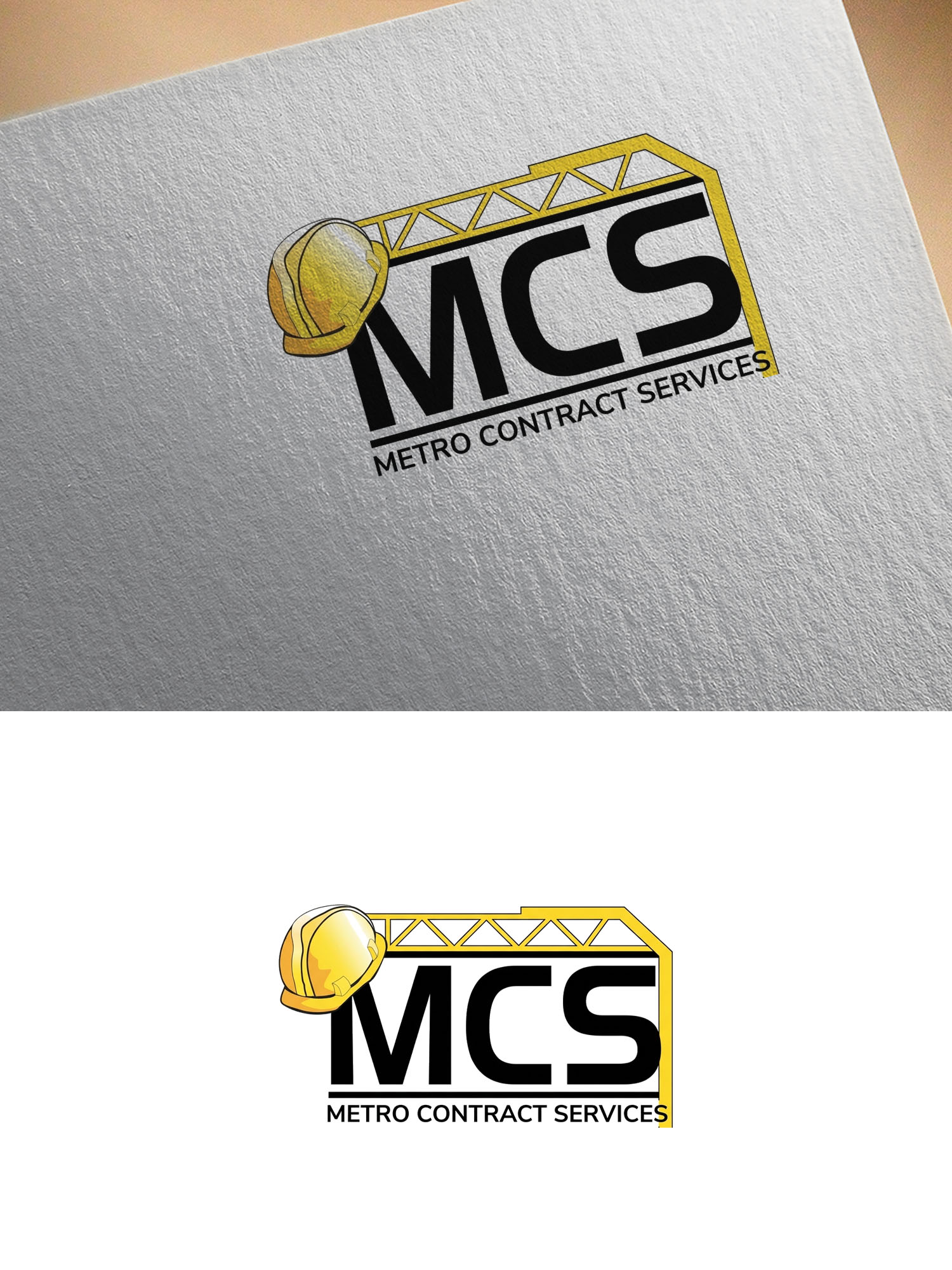 Logo Design by Olivia Marie Smith for Metro Contract Services, Inc. | Design #36649244