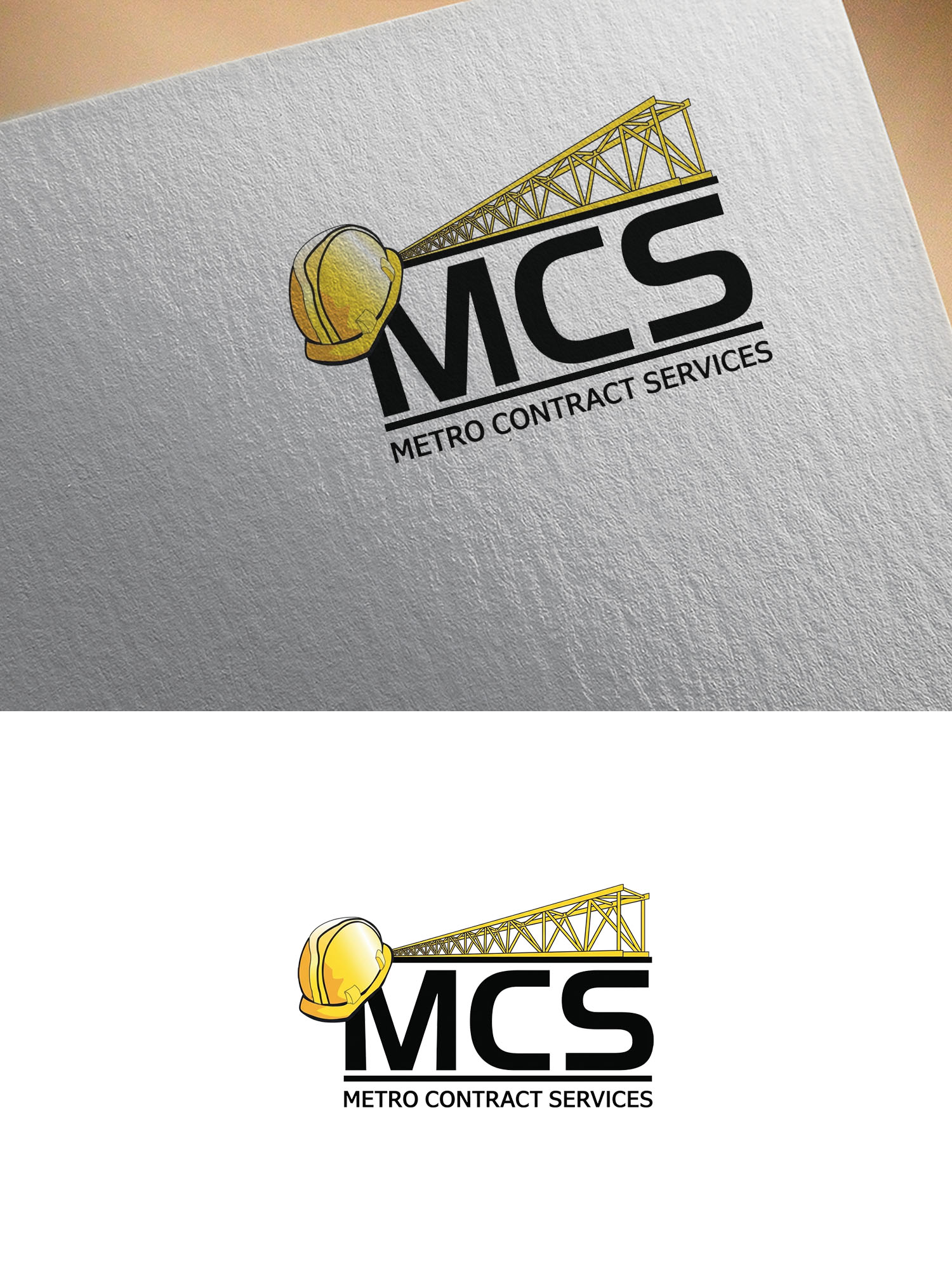 Logo Design by Olivia Marie Smith for Metro Contract Services, Inc. | Design #36649248