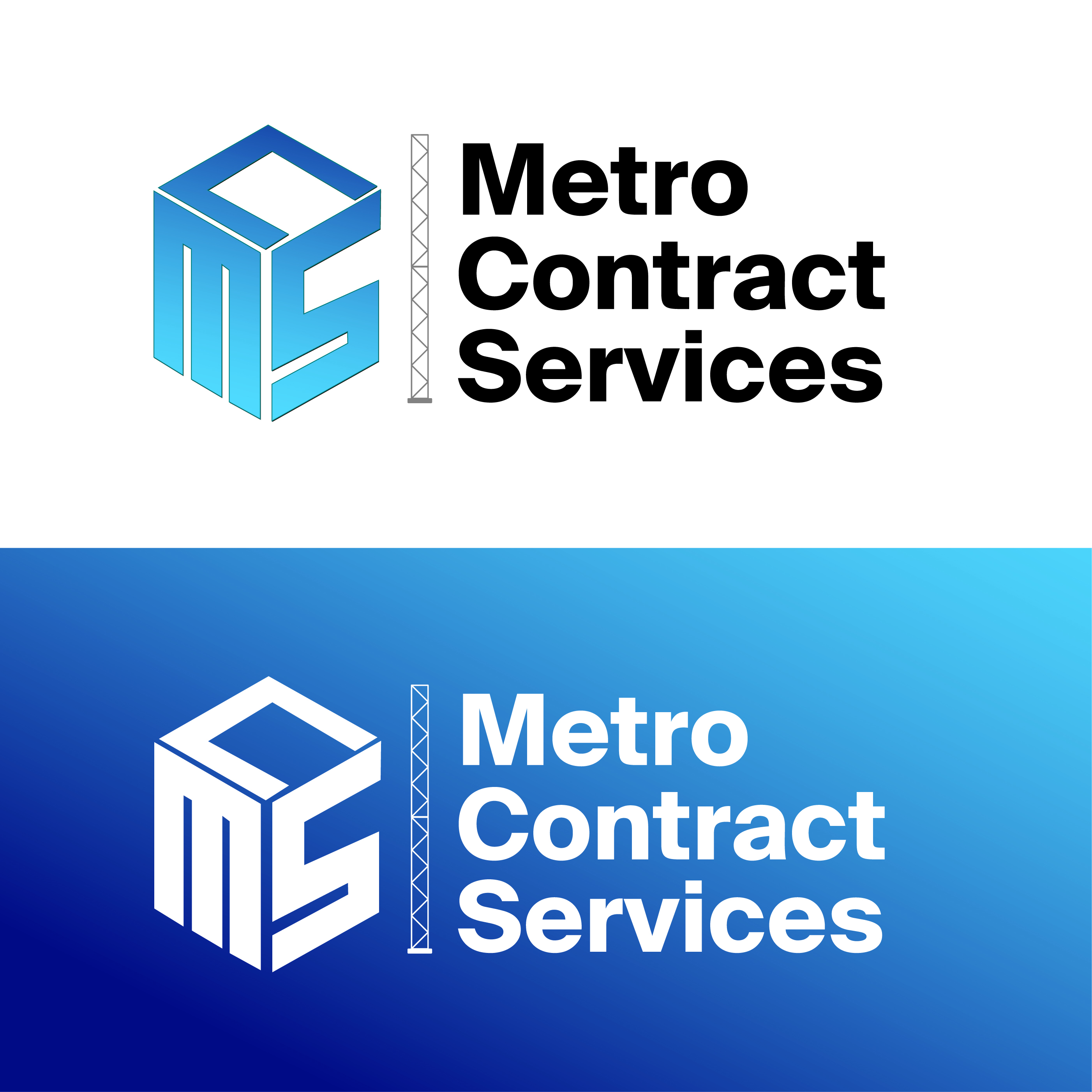 Logo Design by Nila for Metro Contract Services, Inc. | Design #36650038