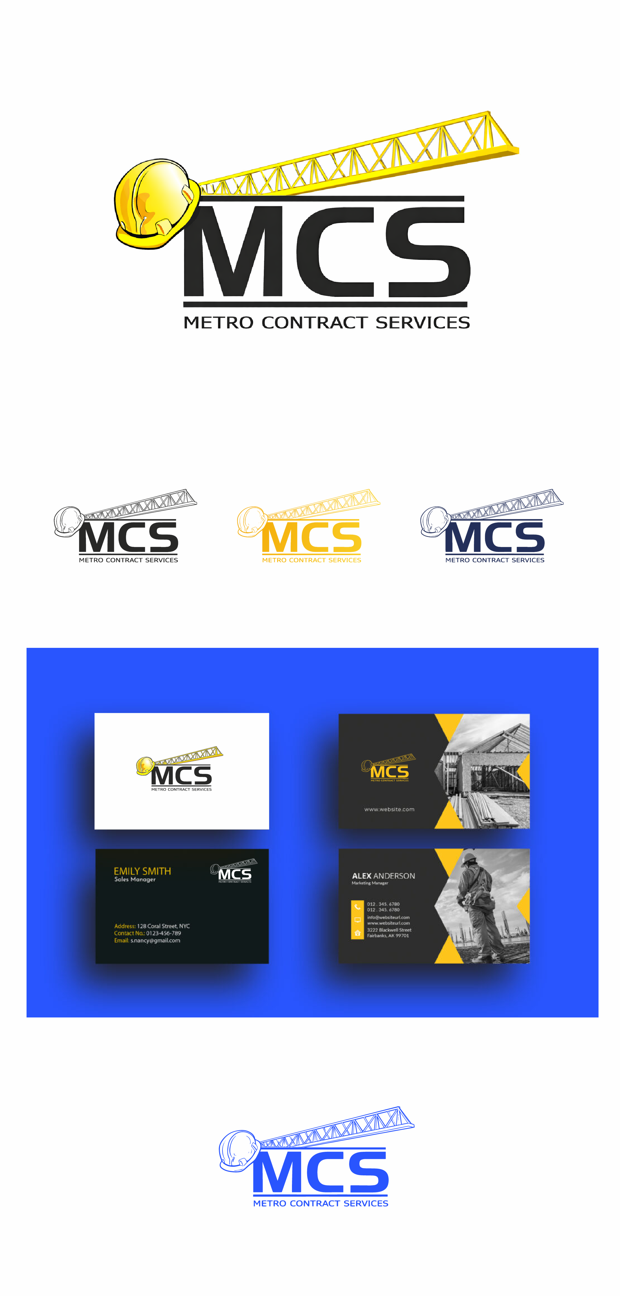 Logo-Design von saifysyed Studio für Metro Contract Services, Inc. | Design #36671709