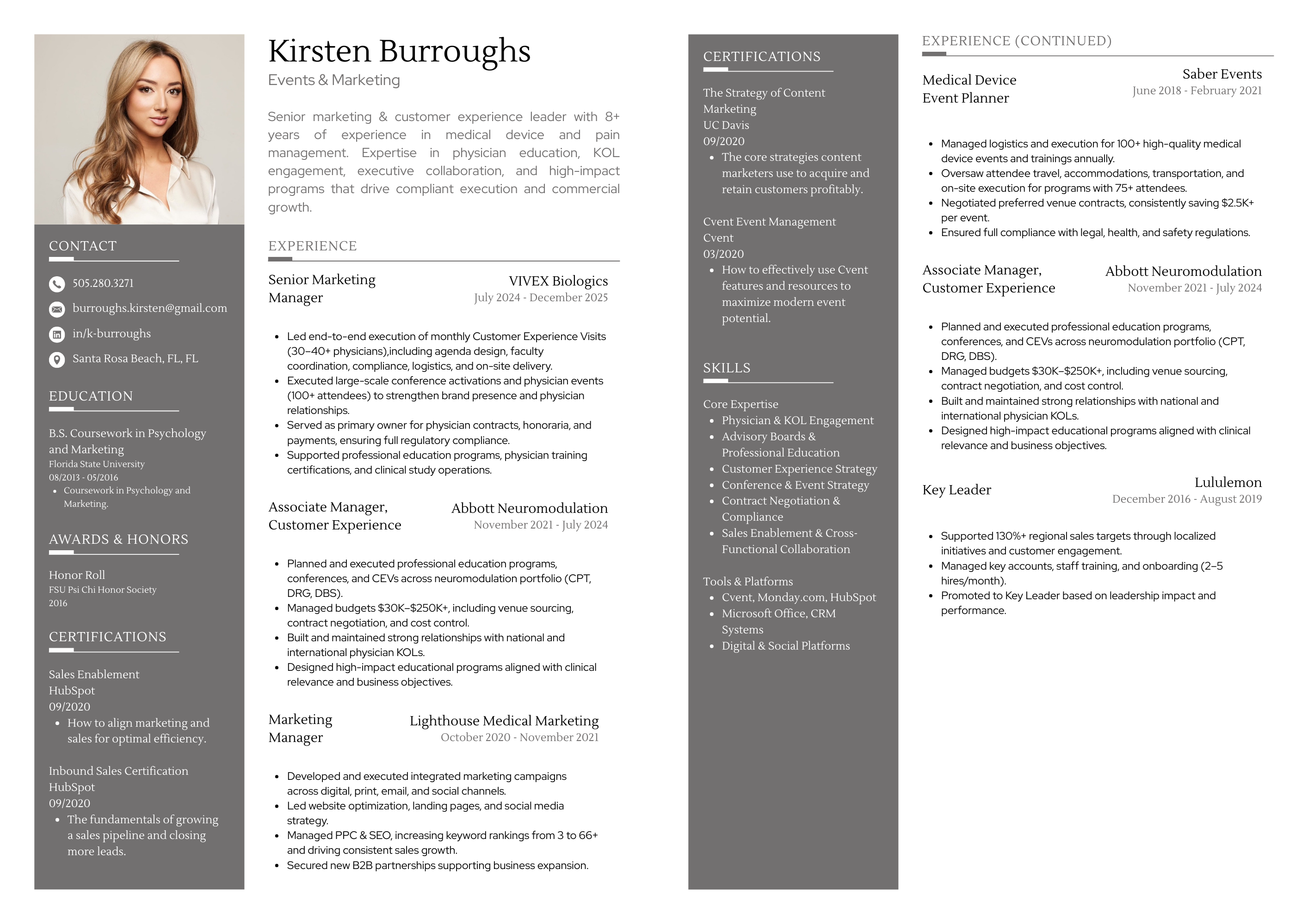 Resume Design by ArifVisuals for this project | Design #36658678