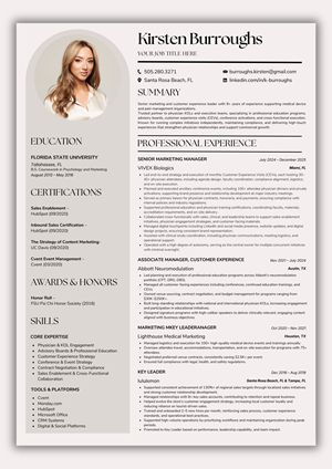 Resume Design by Custom A for this project | Design: #36649680