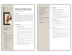 Resume Design by Custom A for this project | Design: #36654631