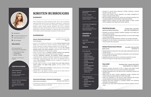 Resume Design by designcircle for this project | Design: #36651782