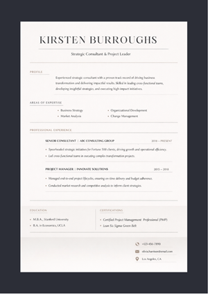 Resume Design by echosaputro for this project | Design: #36657585