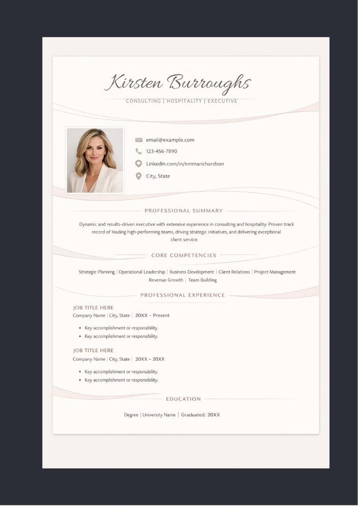 Resume Design by echosaputro for this project | Design #36657587
