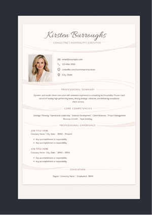 Resume Design by echosaputro for this project | Design: #36657587