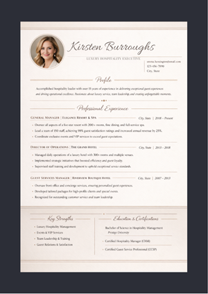 Resume Design by echosaputro for this project | Design: #36657589