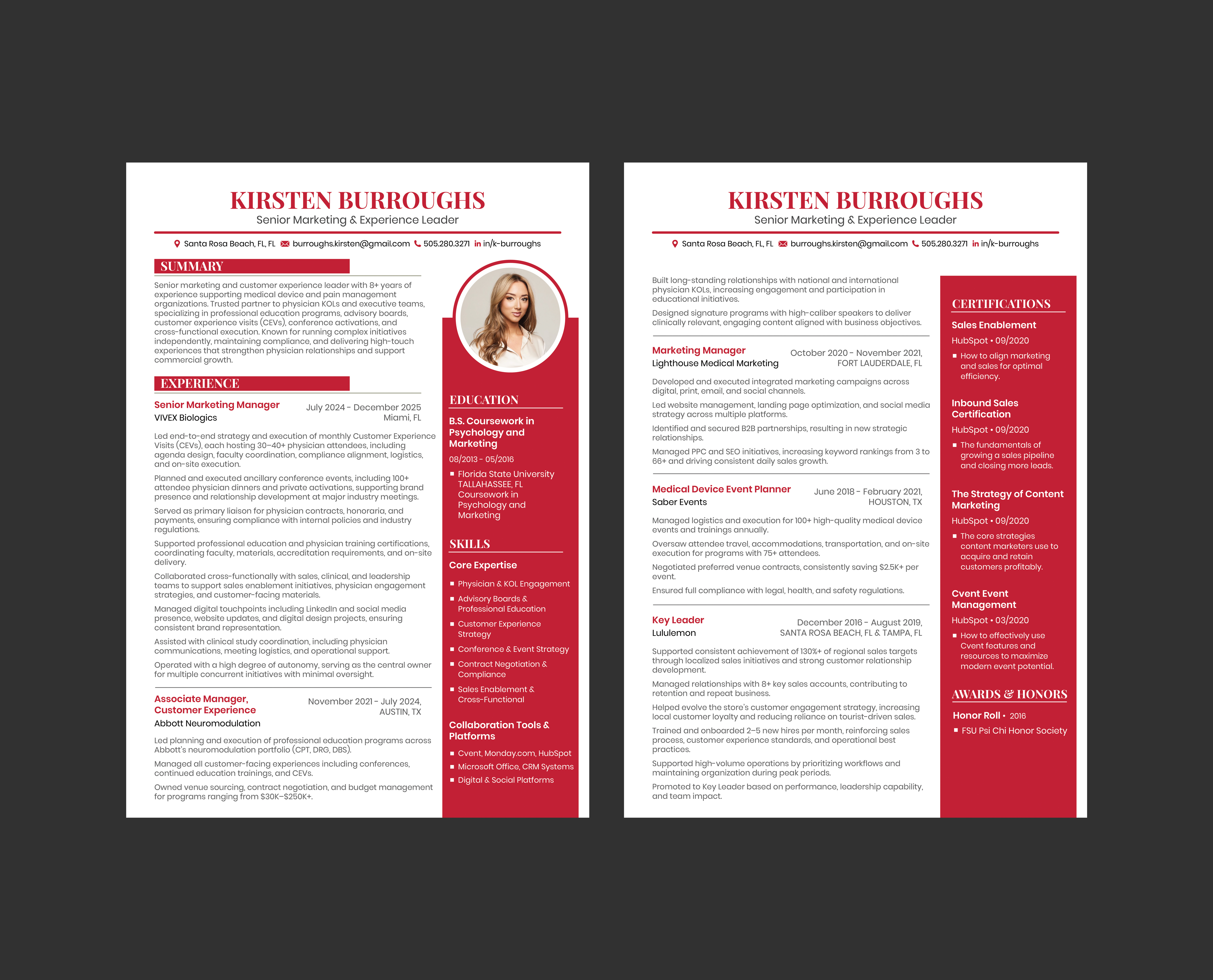 Resume Design by Attractive D-Signs for this project | Design #36662263