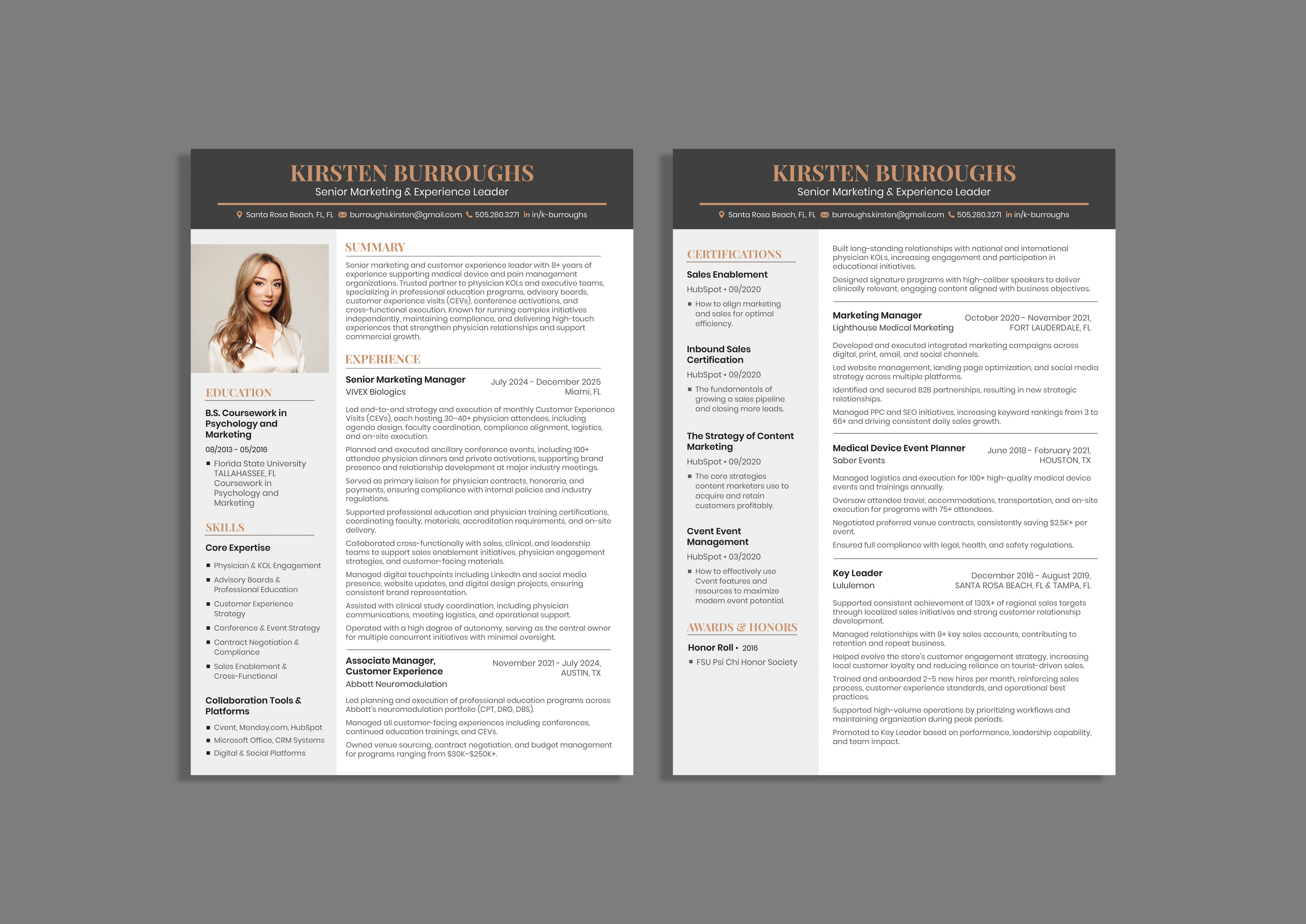 Resume Design by Attractive D-Signs for this project | Design #36662264