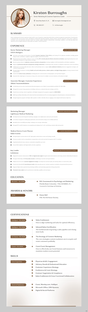 Resume Design by pb for this project | Design #36648493