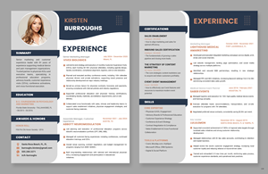 Resume Design by pb for this project | Design: #36648496