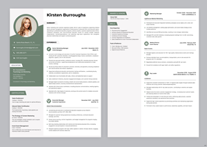 Resume Design by pb for this project | Design: #36657250