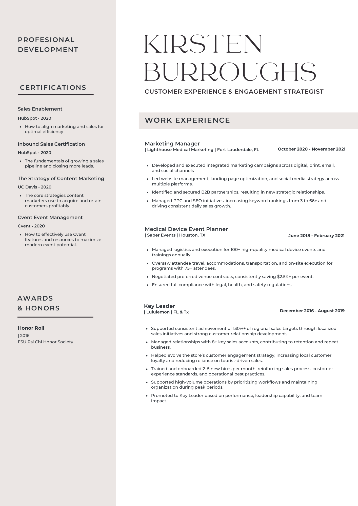 Resume Design by Iambolders for this project | Design #36661211