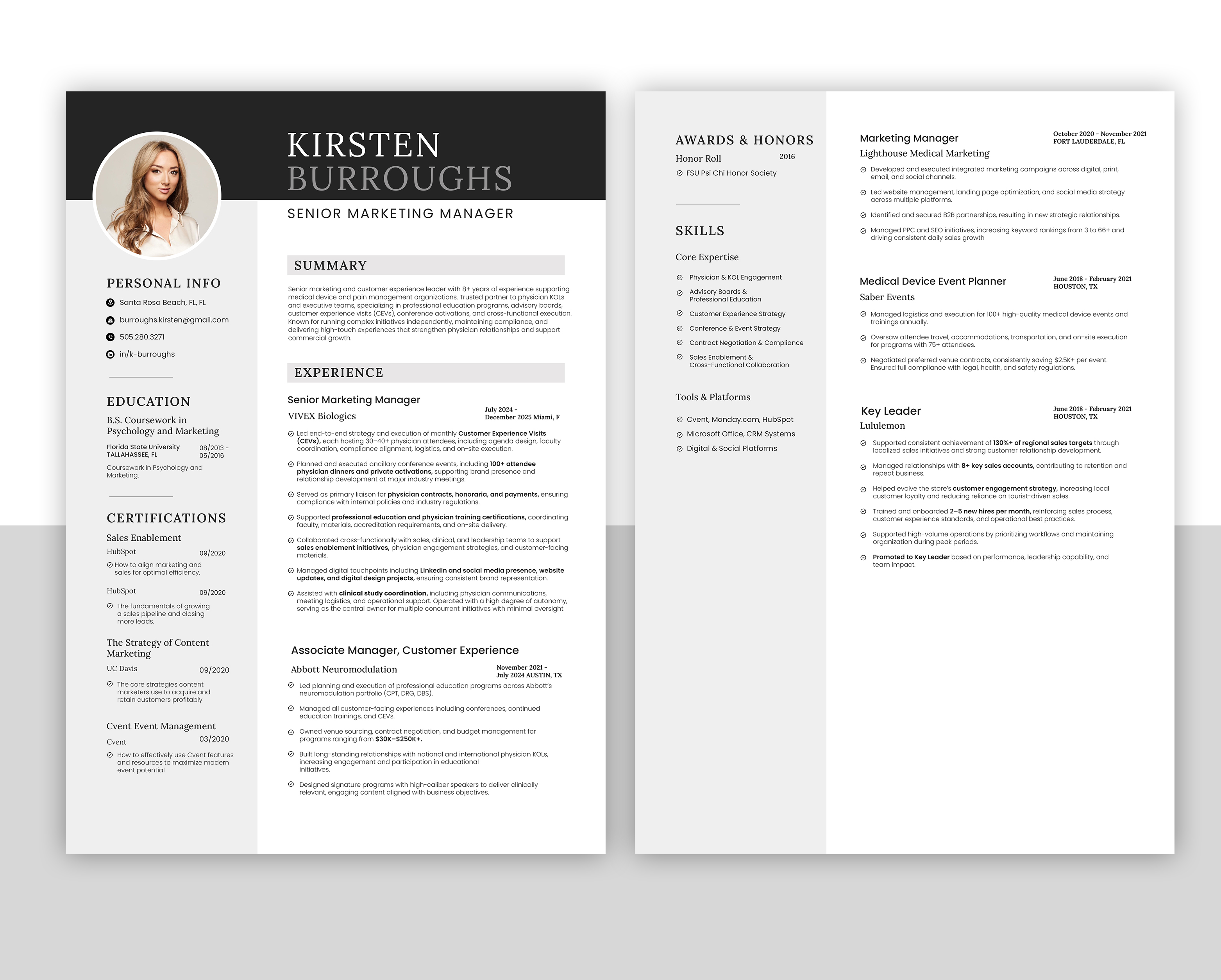 Resume Design by debdesign for this project | Design #36654352