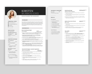 Resume Design by debdesign for this project | Design: #36654352