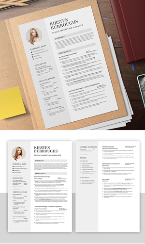 Resume Design by debdesign for this project | Design: #36654354