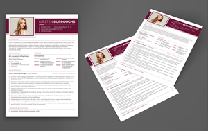 Resume Design by Impressive Designs for this project | Design: #36649990