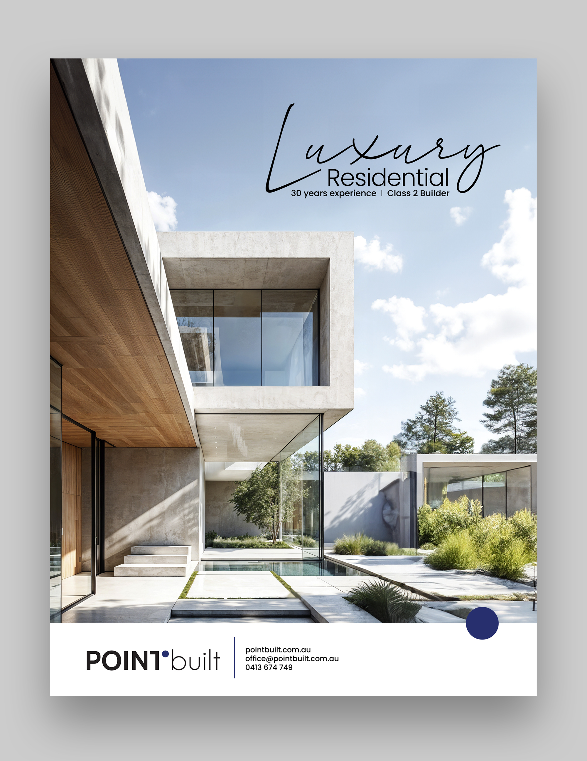 Advertisement Design by ELOISE LIND for Point Built Pty Ltd | Design #36652003