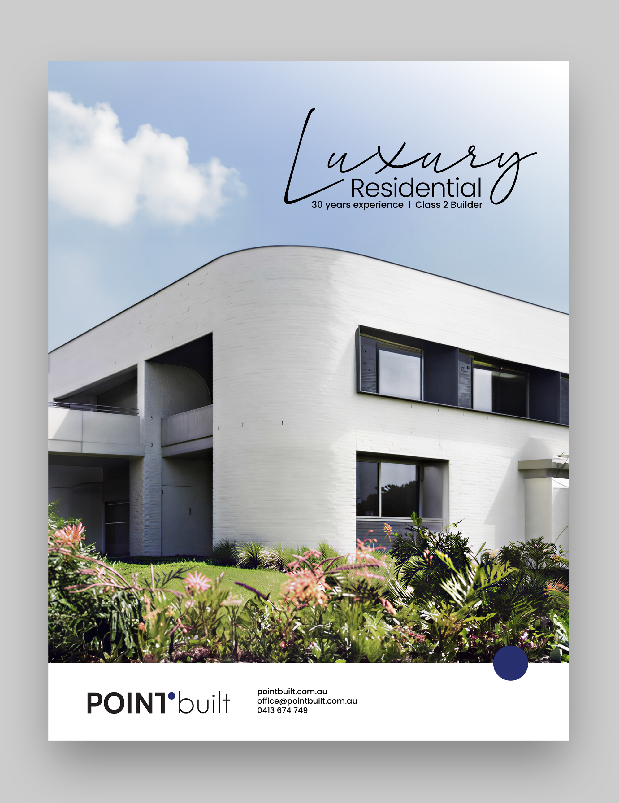 Advertisement Design by ELOISE LIND for Point Built Pty Ltd | Design #36667259