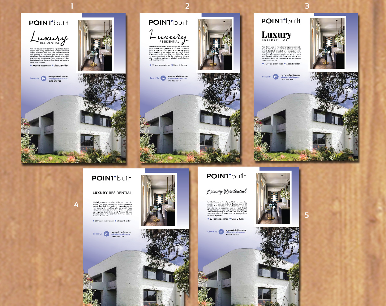 Advertisement Design by MNM for Point Built Pty Ltd | Design #36703530