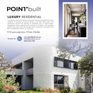 Advertisement Design by MNM for Point Built Pty Ltd | Design: #36761000